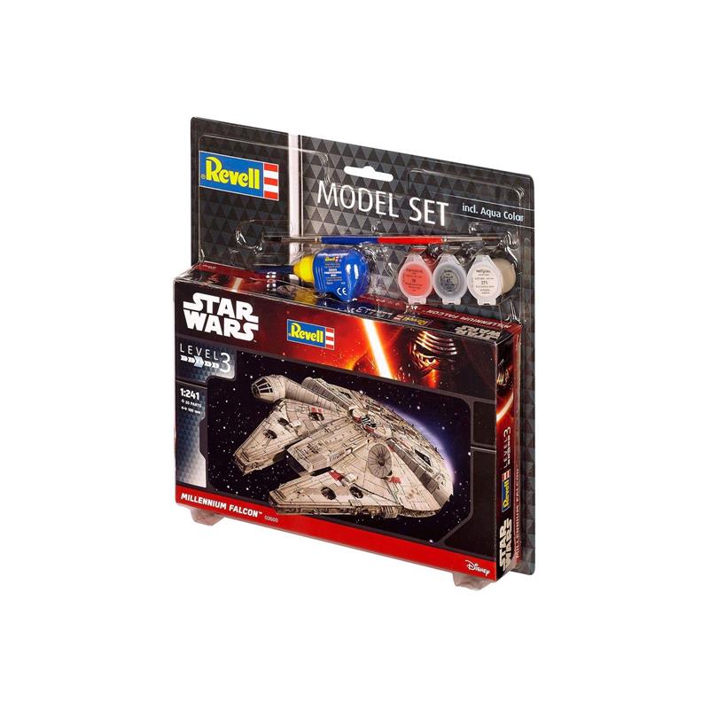 Star Wars Model Kit 1/241 Model Set Millennium Falcon 10 cm