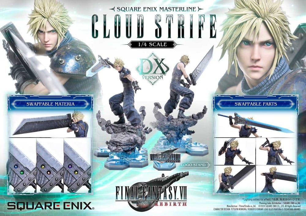 Final Fantasy VII Rebirth Masterline Statue 1/4 Cloud Strife Deluxe Ver. 68 cm