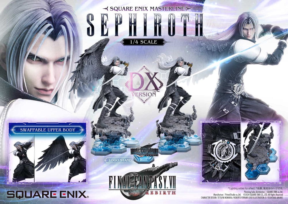 Final Fantasy VII Rebirth Masterline Statue 1/4 Sephiroth Deluxe Ver. 69 cm
