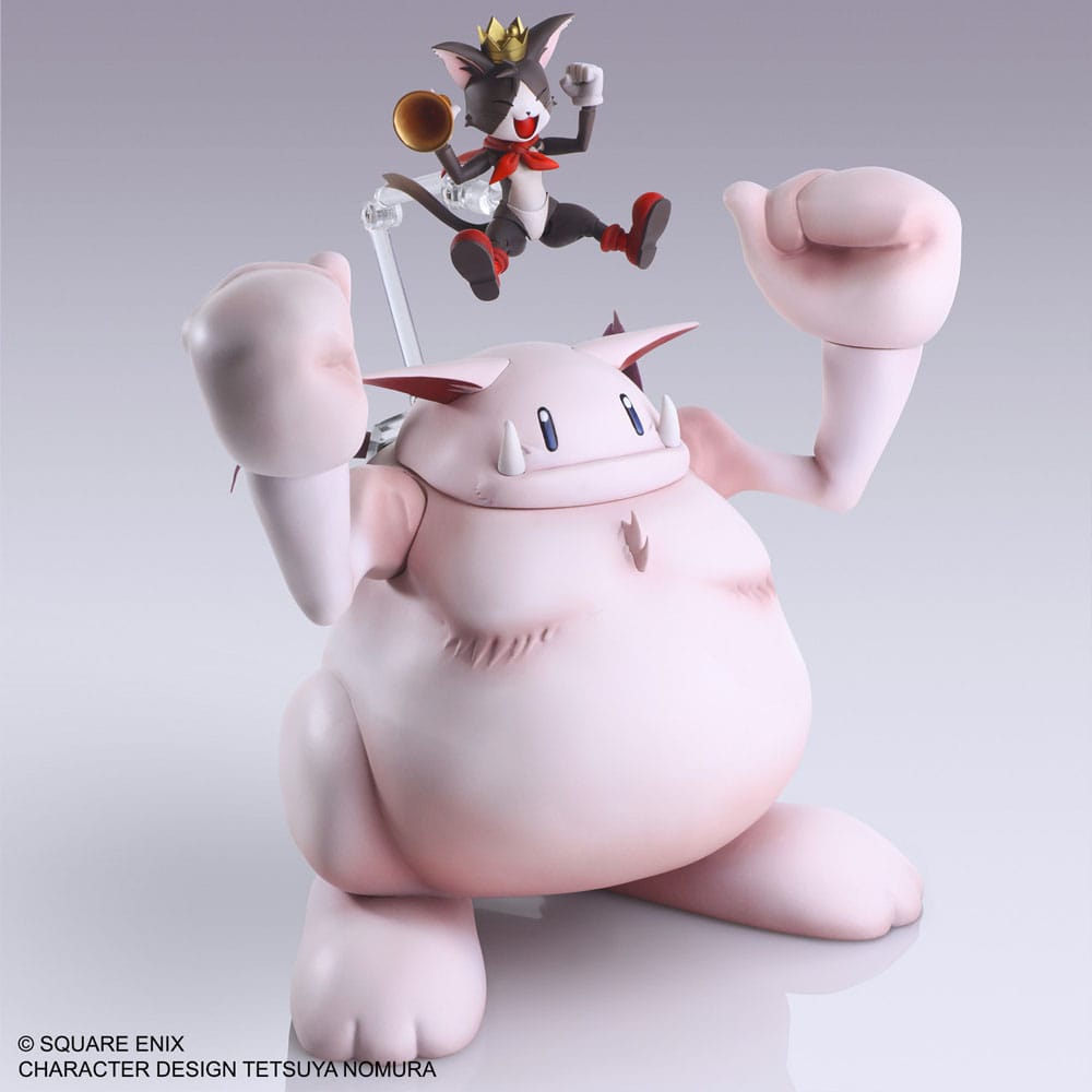 Final Fantasy VII Bring Arts Actionfiguren Set Cait Sith & Fat Moogle