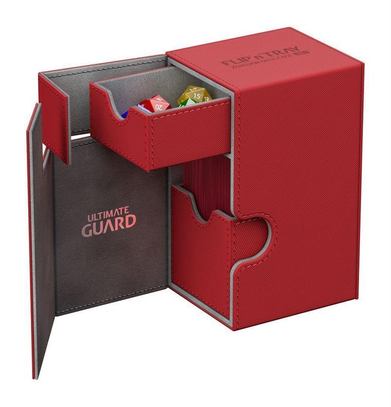 Ultimate Guard Flip´n´Tray Deck Case 80+ Standardgröße XenoSkin Rot