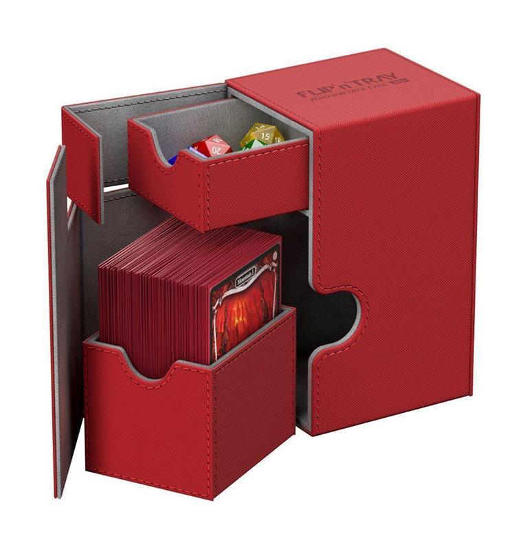 Ultimate Guard Flip´n´Tray Deck Case 80+ Standardgröße XenoSkin Rot