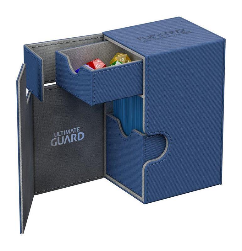 Ultimate Guard Flip´n´Tray Deck Case 80+ Standardgröße XenoSkin Blau