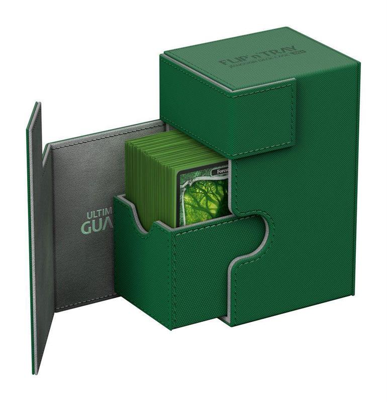 Ultimate Guard Flip´n´Tray Deck Case 80+ Standardgröße XenoSkin Grün