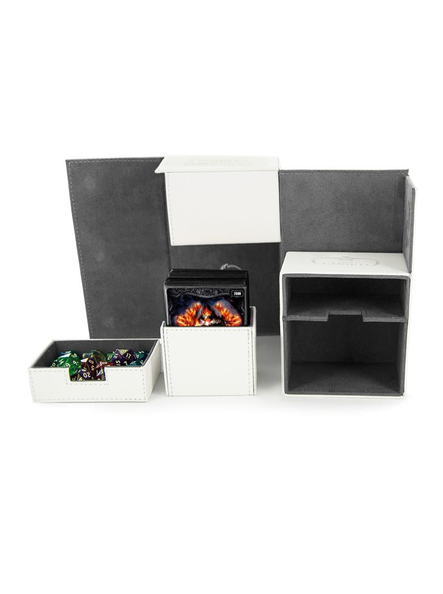 Ultimate Guard Twin Flip´n´Tray Deck Case 160+ Standardgröße XenoSkin™ White