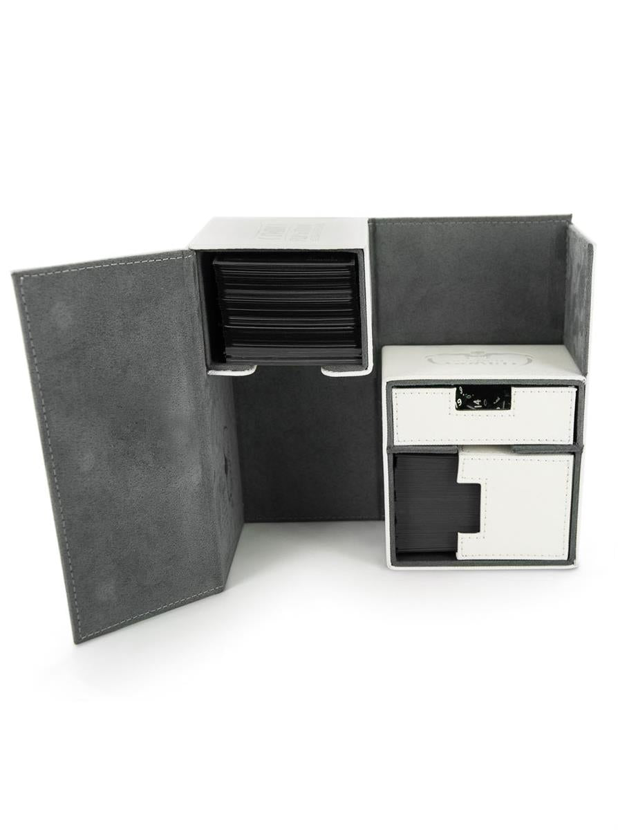 Ultimate Guard Twin Flip´n´Tray Deck Case 160+ Standardgröße XenoSkin™ Weiß