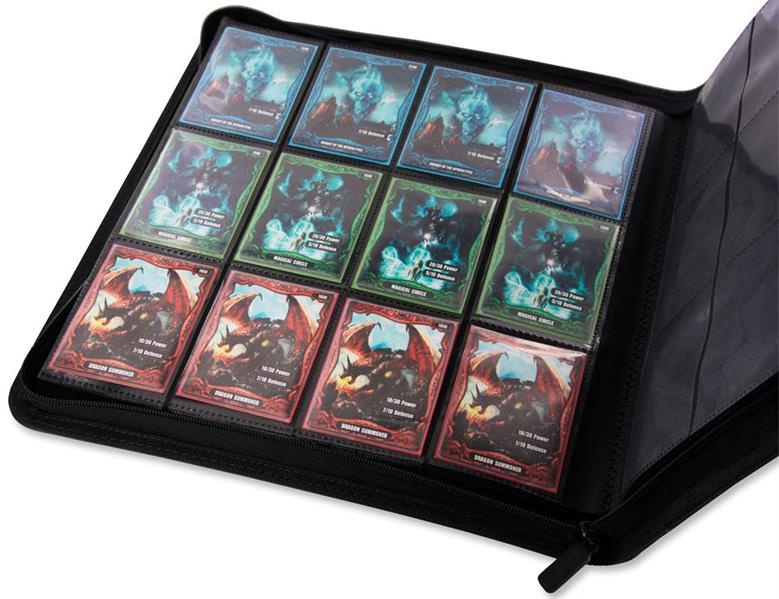 Ultimate Guard 12-Pocket QuadRow ZipFolio XenoSkin Schwarz