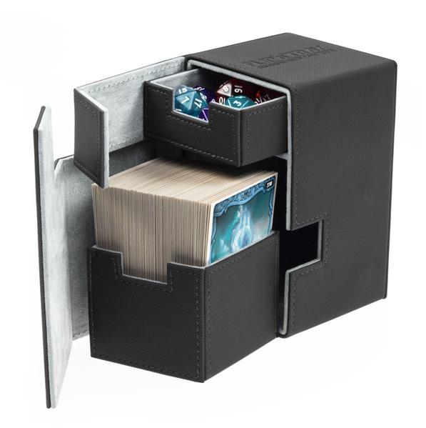 Ultimate Guard Flip´n´Tray Deck Case 100+ Standardgröße XenoSkin Schwarz