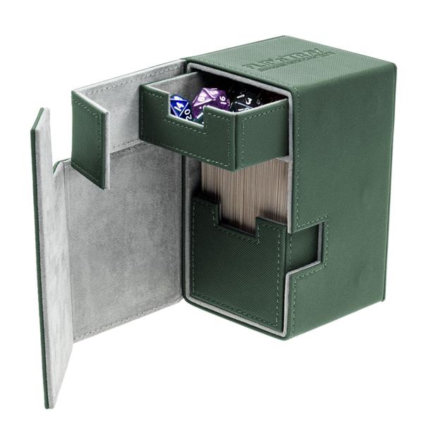 Ultimate Guard Flip´n´Tray Deck Case 100+ Standard Size XenoSkin Green