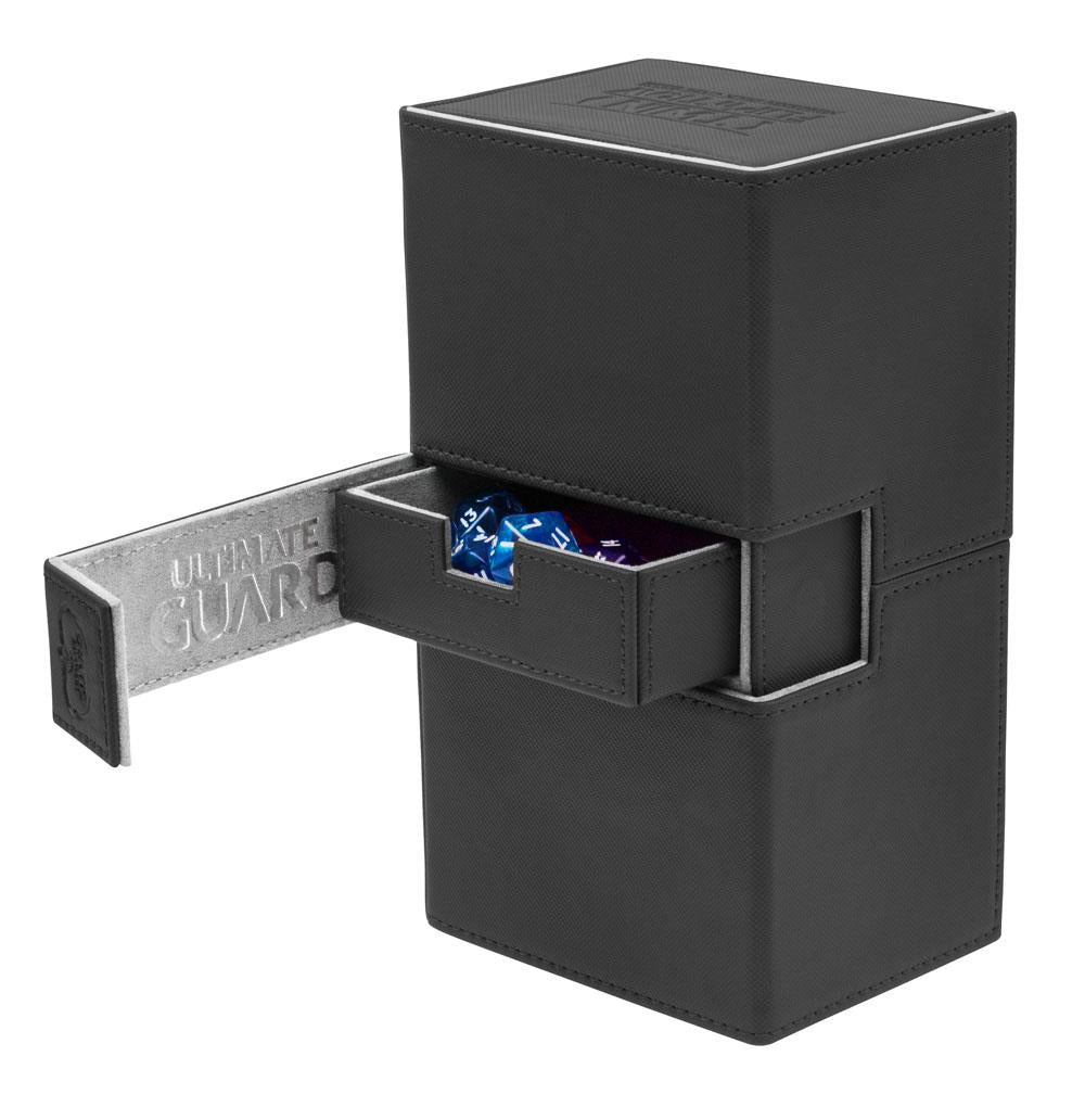 Ultimate Guard Twin Flip´n´Tray Deck Case 200+ Standard Size XenoSkin Black