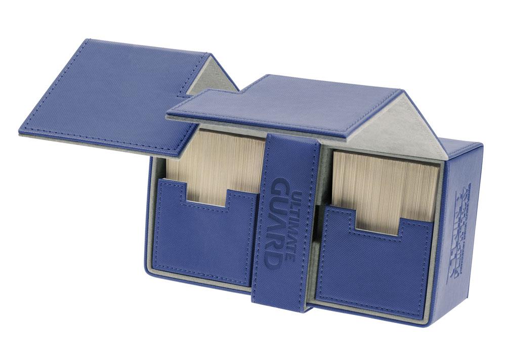 Ultimate Guard Twin Flip´n´Tray Deck Case 200+ Standardgröße XenoSkin Blau