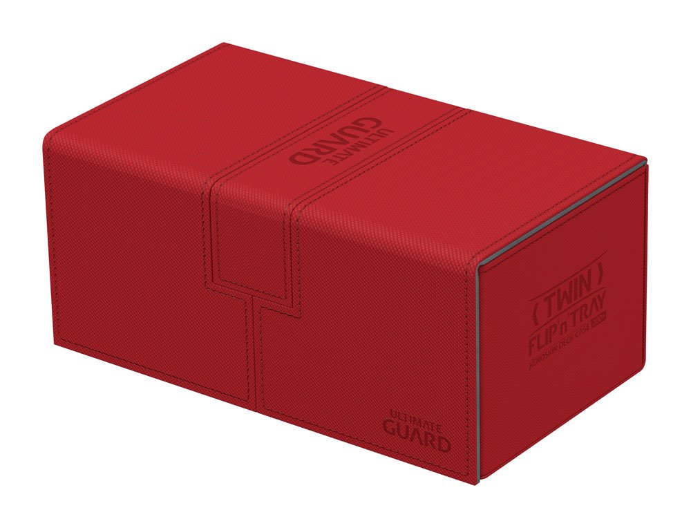 Ultimate Guard Twin Flip´n´Tray Deck Case 200+ Standardgröße XenoSkin Rot