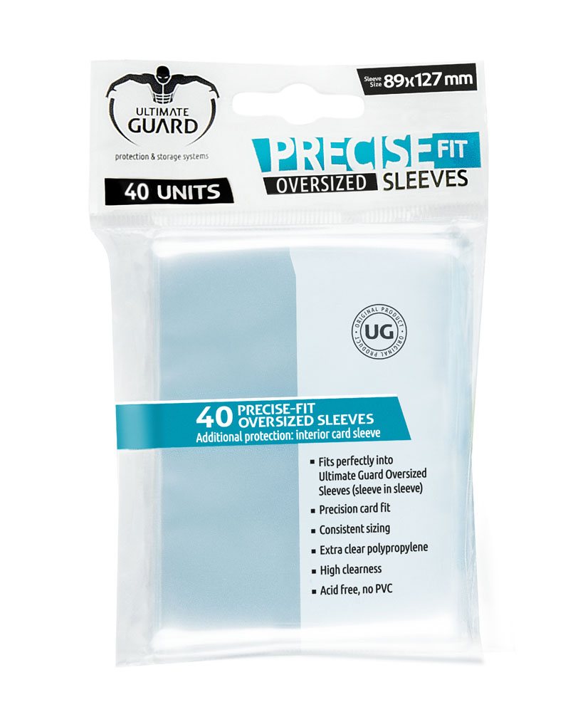 Ultimate Guard Precise-Fit Sleeves Oversized Transparent (40)