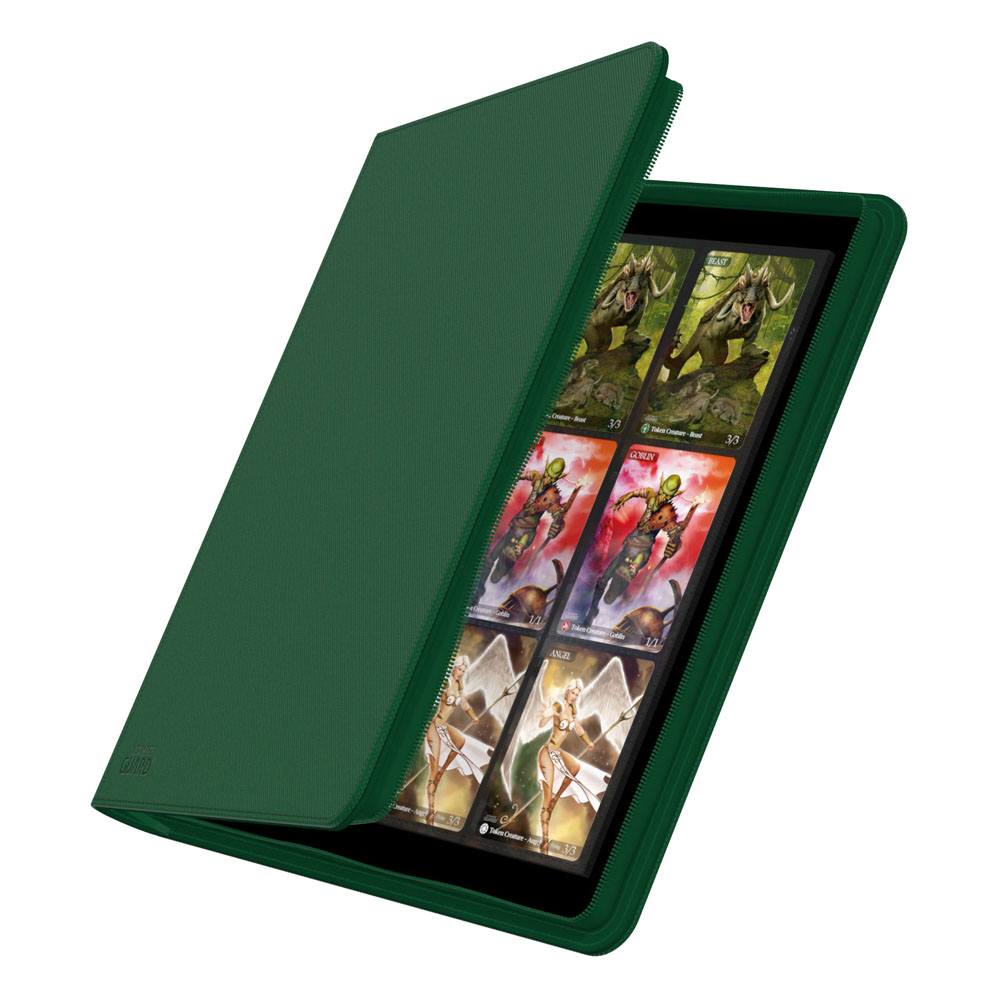 Ultimate Guard 12-Pocket QuadRow ZipFolio XenoSkin Grün