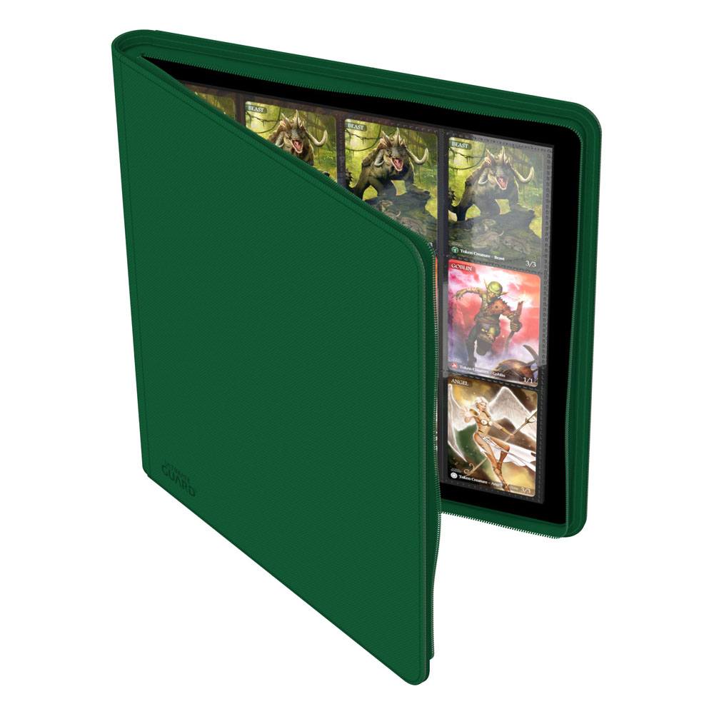 Ultimate Guard 12-Pocket QuadRow ZipFolio XenoSkin Grün