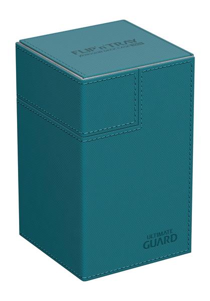 Ultimate Guard Flip´n´Tray Deck Case 100+ Standardgröße XenoSkin Petrolblau