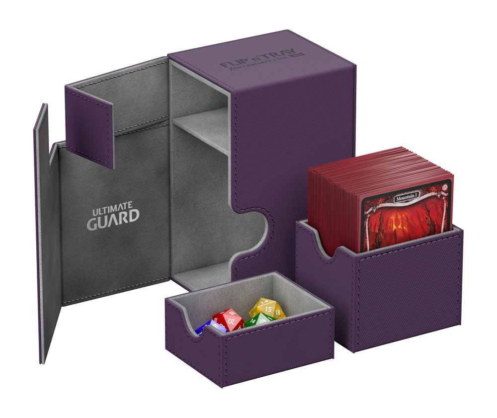 Ultimate Guard Flip´n´Tray Deck Case 80+ Standard Size XenoSkin Purple