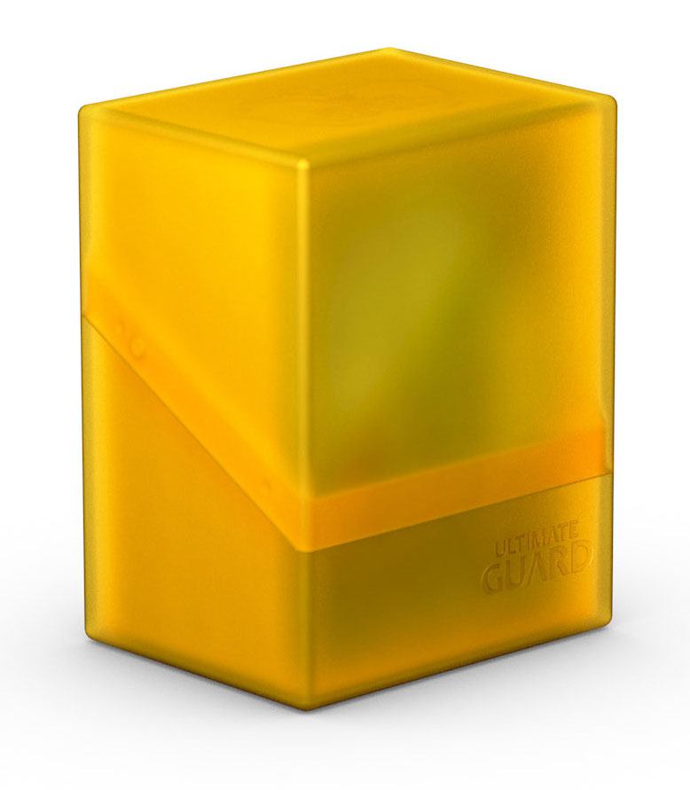 Ultimate Guard Boulder Deck Case 80+ Standard Size Amber