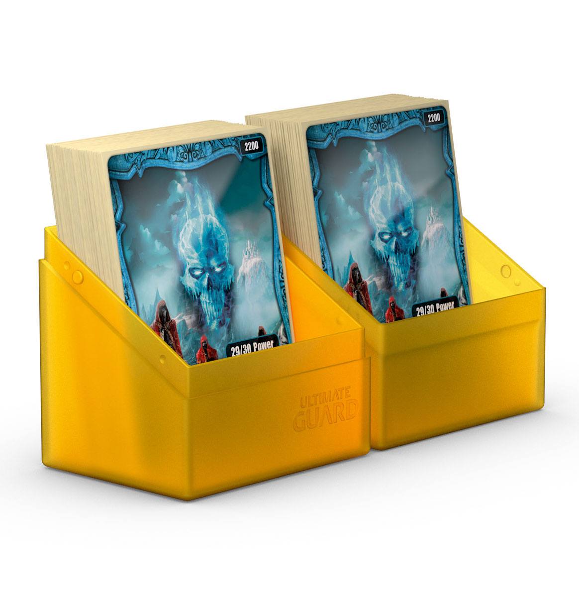 Ultimate Guard Boulder Deck Case 80+ Standard Size Amber