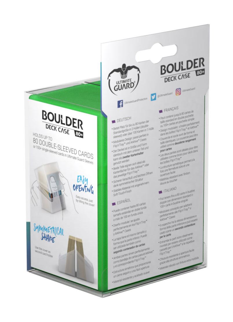 Ultimate Guard Boulder Deck Case 80+ Standard Size Emerald