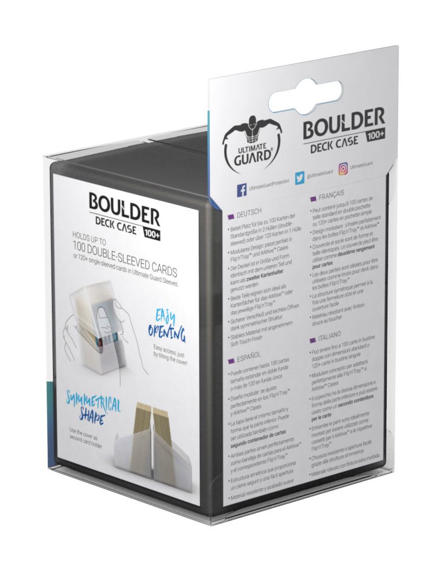 Ultimate Guard Boulder™ Deck Case 100+ Standardgröße Onyx