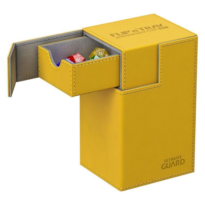 Ultimate Guard Flip´n´Tray Deck Case 80+ Standardgröße XenoSkin™ Bernstein