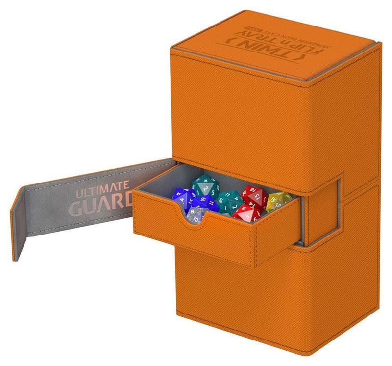 Ultimate Guard Twin Flip´n´Tray Deck Case 200+ Standard Size XenoSkin Orange