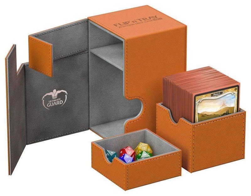 Ultimate Guard Flip´n´Tray Deck Case 100+ Standard Size XenoSkin Orange