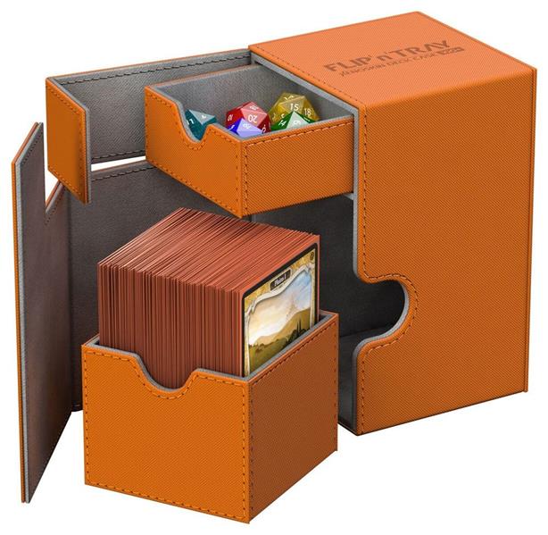 Ultimate Guard Flip´n´Tray Deck Case 100+ Standardgröße XenoSkin Orange