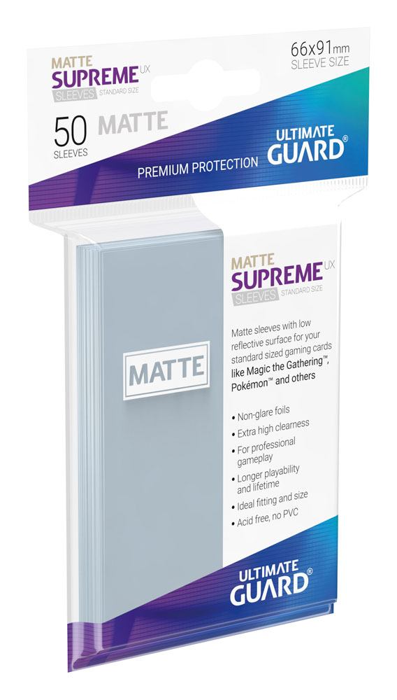 Ultimate Guard Supreme UX Sleeves Standardgröße Matt Transparent (50)