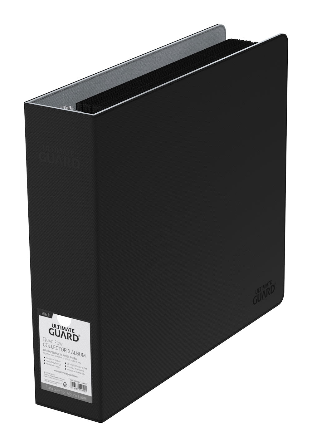 Ultimate Guard Supreme Collector´s Album QuadRow™ 3-Ring XenoSkin™ Black