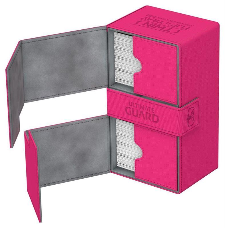 Ultimate Guard Twin Flip´n´Tray Deck Case 200+ Standard Size XenoSkin Pink