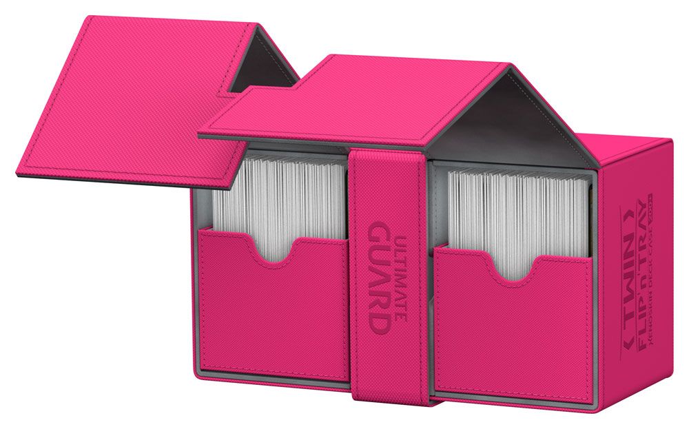 Ultimate Guard Twin Flip´n´Tray Deck Case 200+ Standard Size XenoSkin Pink