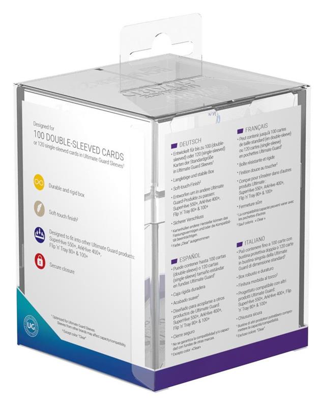 Ultimate Guard Boulder™ Deck Case 100+ Standardgröße Transparent