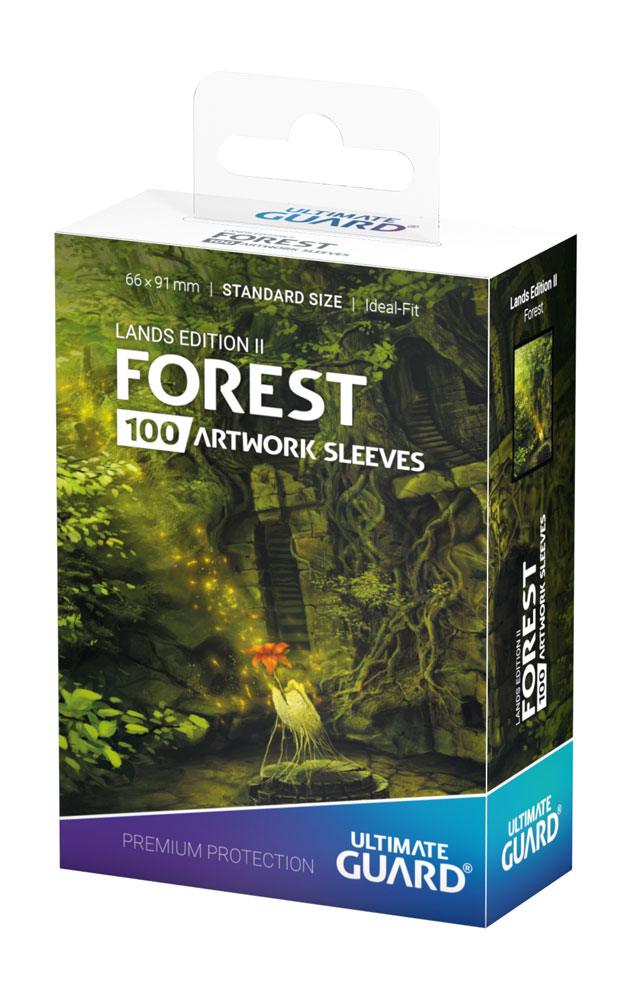 Ultimate Guard Printed Sleeves Standard Size Lands Edition II Forest (100)