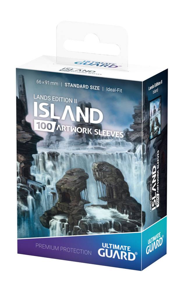 Ultimate Guard Printed Sleeves Standard Size Lands Edition II Island (100)