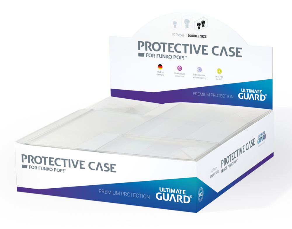 Ultimate Guard Schutzhülle Protective Case für Funko POP! Figuren Double Size (Einzel)