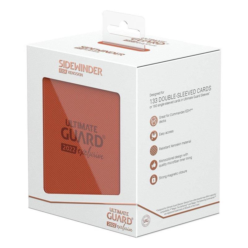 Ultimate Guard Sidewinder 133+ Xenoskin 2022 Exclusive Dark Orange