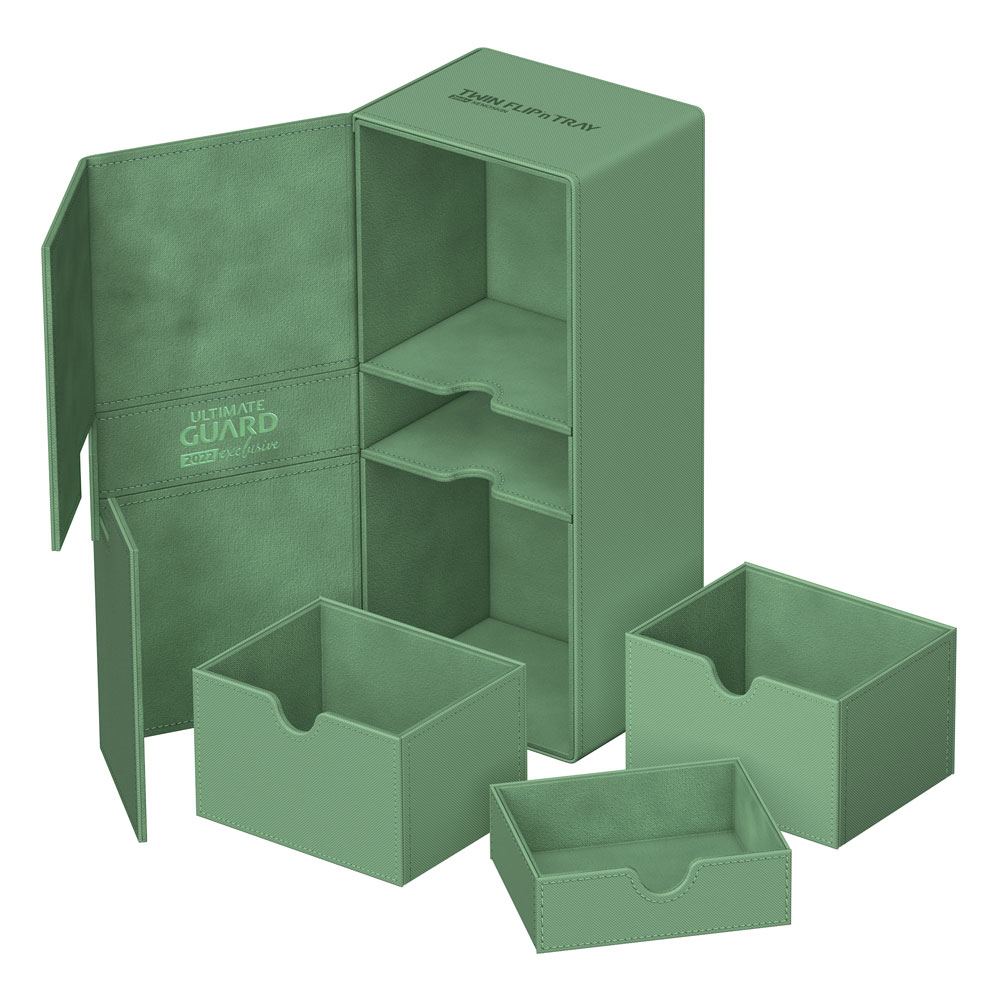 Ultimate Guard Twin Flip`n`Tray 266+ Xenoskin 2022 Exclusive Pastel Green