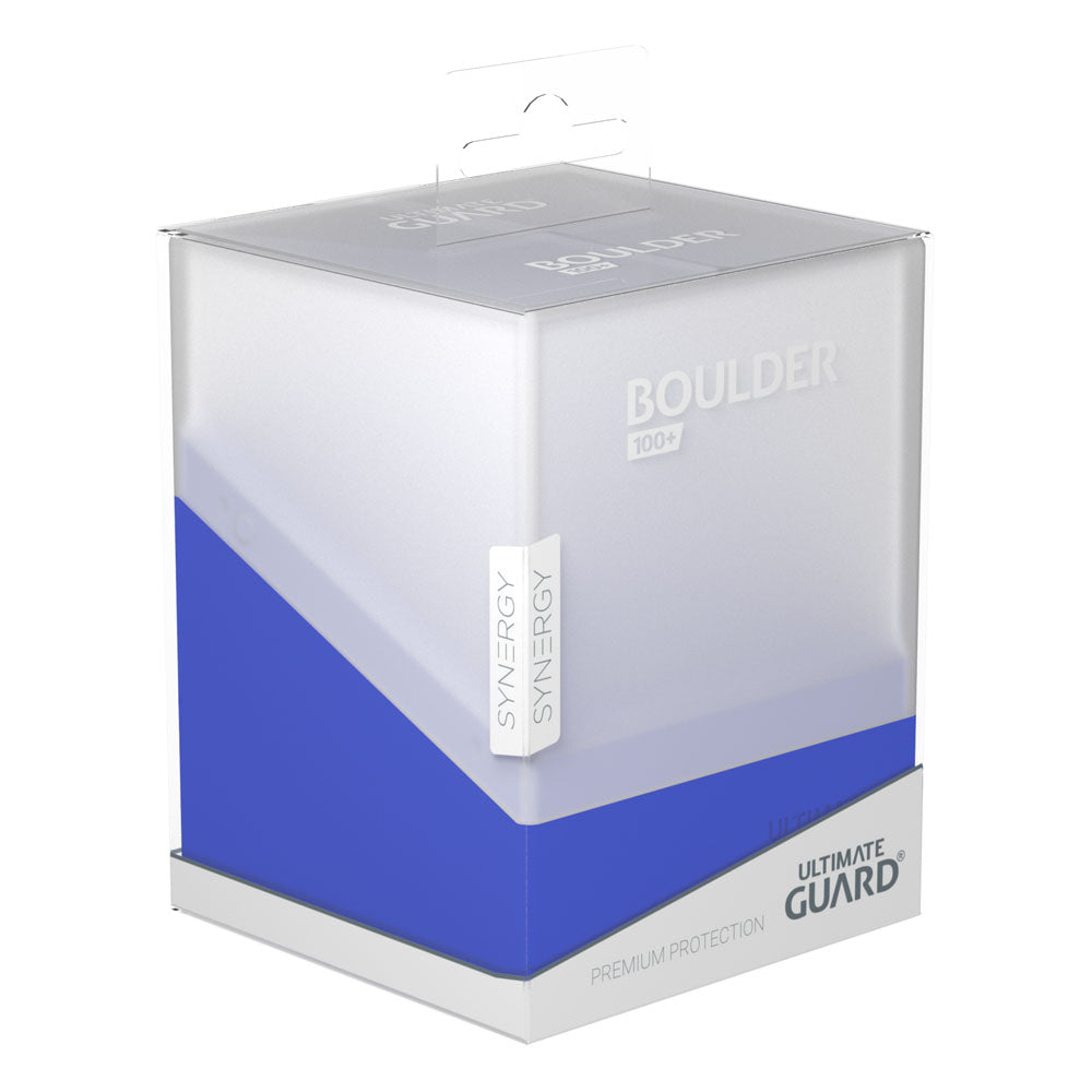 Ultimate Guard Boulder Deck Case 100+ SYNERGY Blue/White