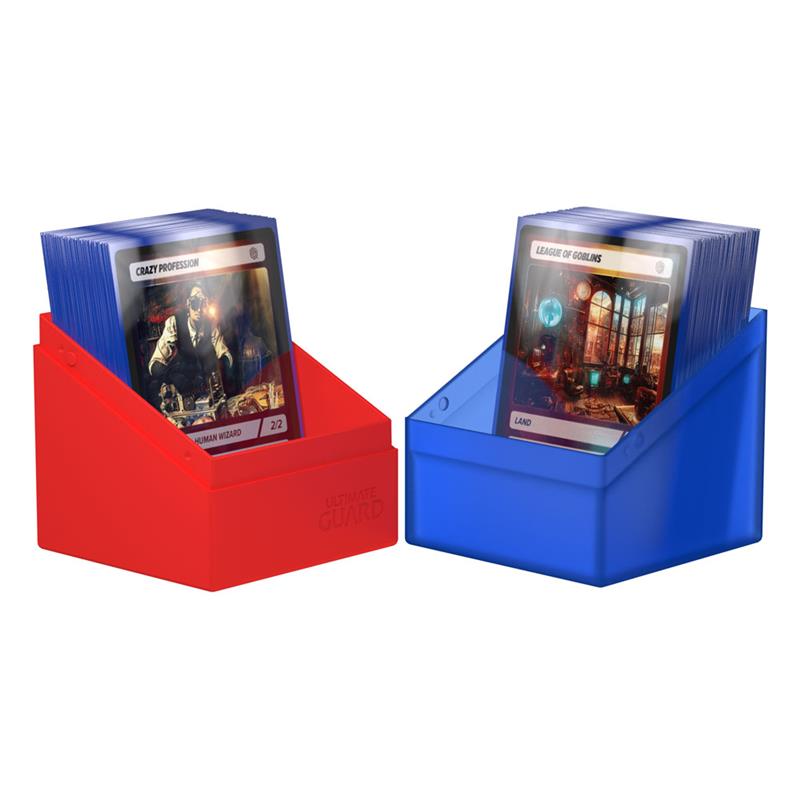 Ultimate Guard Boulder Deck Case 100+ SYNERGY Blau/Rot