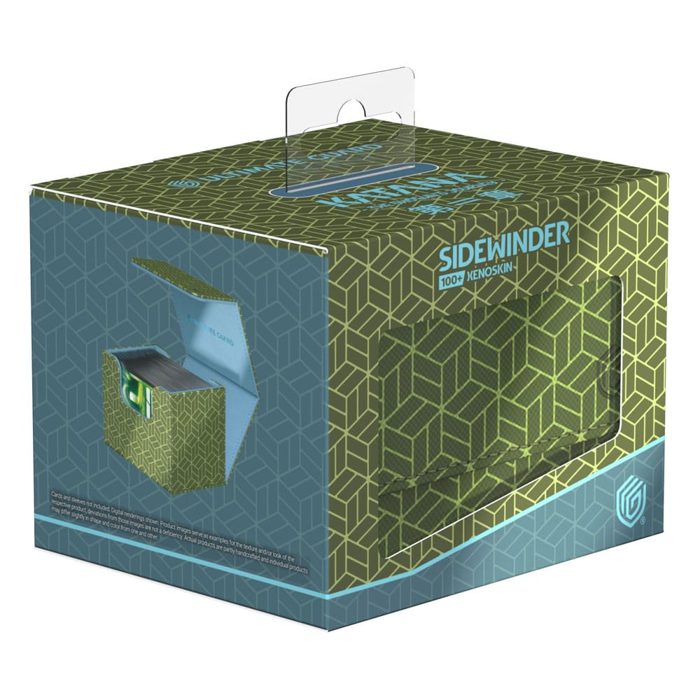 Ultimate Guard Sidewinder 100+ Xenoskin "e;Katana: The Shogun's Journey - Part 2"e; - Ajiro (Green/Light Blue)