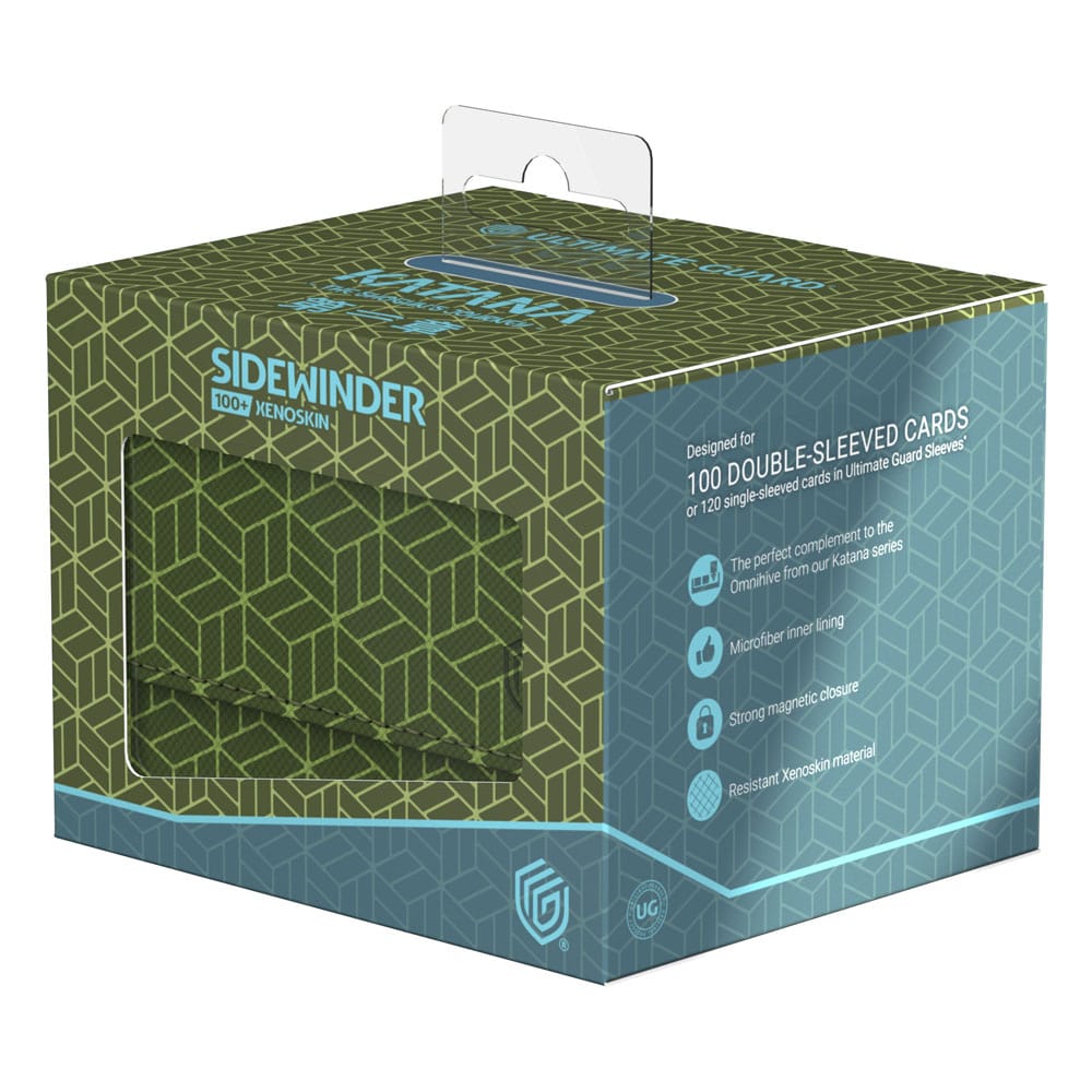 Ultimate Guard Sidewinder 100+ Xenoskin "e;Katana: The Shogun's Journey - Part 2"e; - Ajiro (Green/Light Blue)