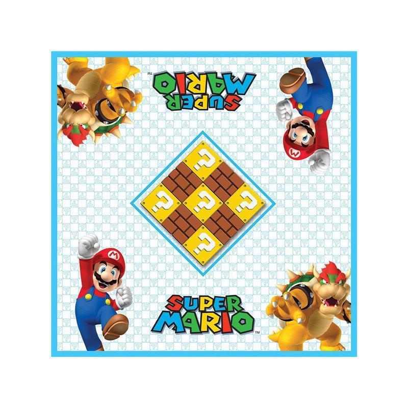 Super Mario Boardgame Checkers & Tic-Tac-Toe Mario vs. Bowser Collector's Game (EN)