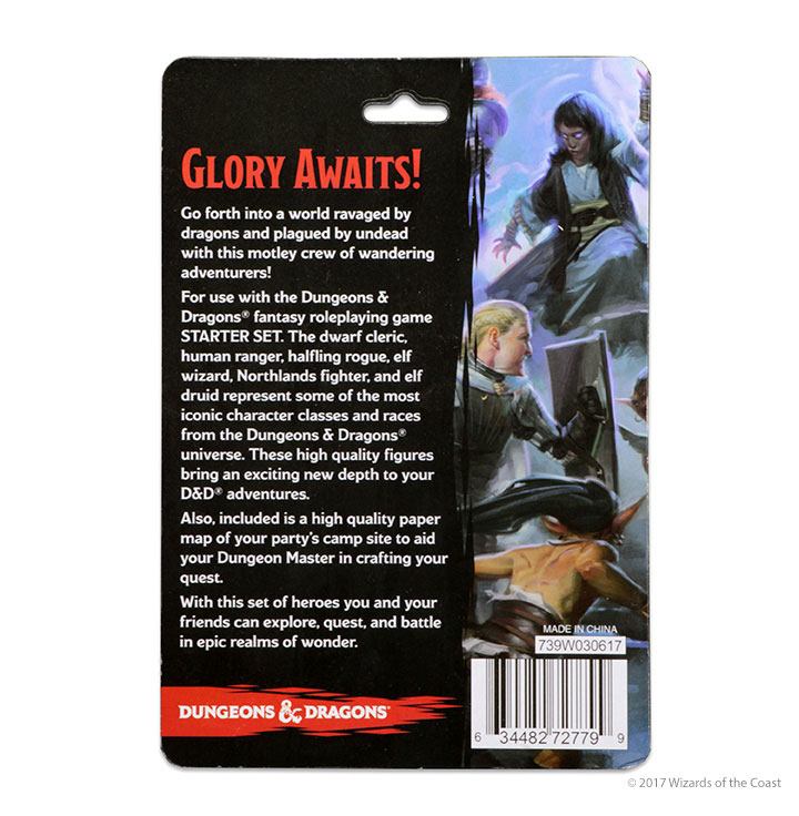 D&D Icons of the Realms Miniatures 7-Pack Epic Level Starter
