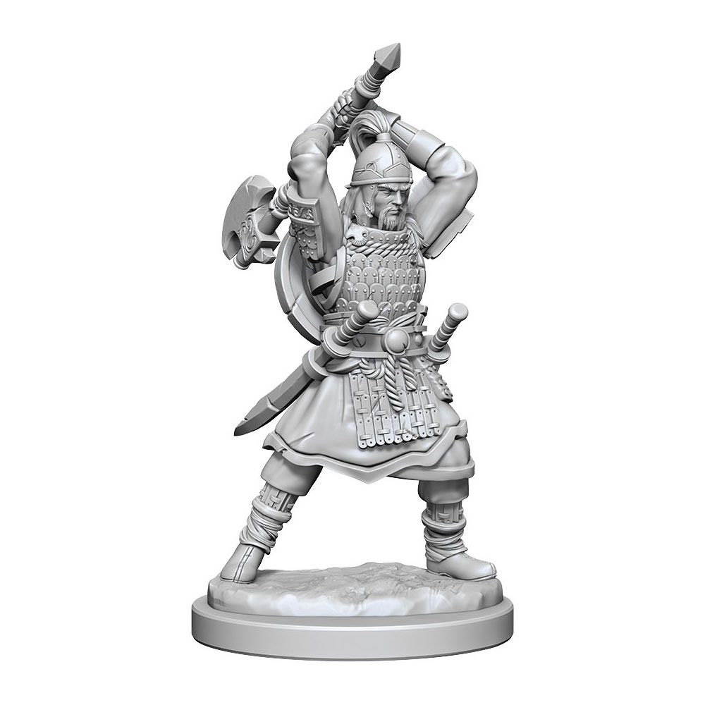 D&D Nolzur's Marvelous Miniatures Unpainted Miniatures Human Barbarian Male
