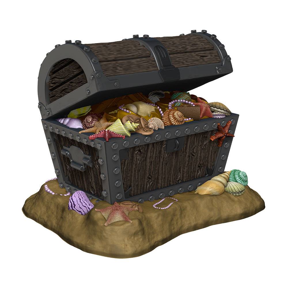 D&D Nolzur's Marvelous Miniatures Unpainted Bronze Dragon Wyrmling & Sea found Treasure