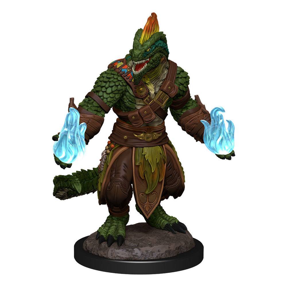 D&D Nolzur's Marvelous Miniatures Unpainted Miniatures Lizardfolk Barbarian & Cleric