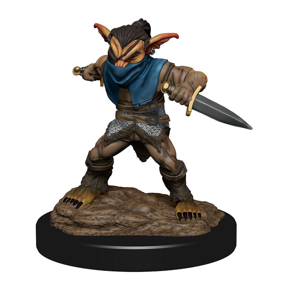 D&D Nolzur's Marvelous Miniatures Unpainted Miniatures Male Goblin Rogue & Female Goblin Bard