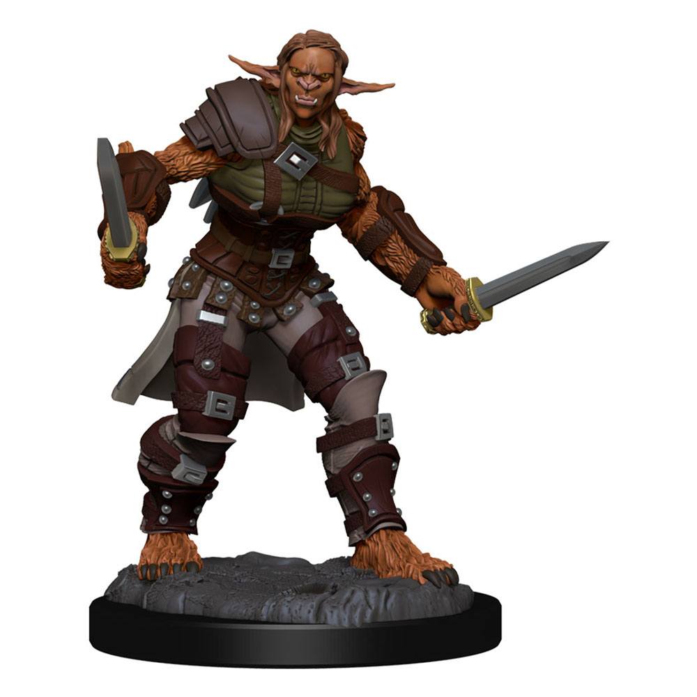 D&D Nolzur's Marvelous Miniatures Unpainted Miniatures Bugbear Barbarian Male & Bugbear Rogue Female